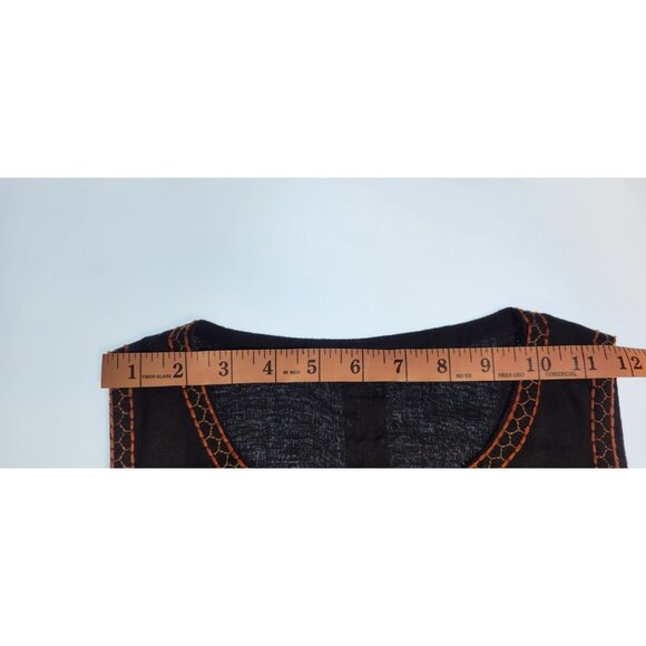 THML Antropologie Halter Dress Linen Blend Mini Boho Sz Xs Embroidered - Picture 10 of 14